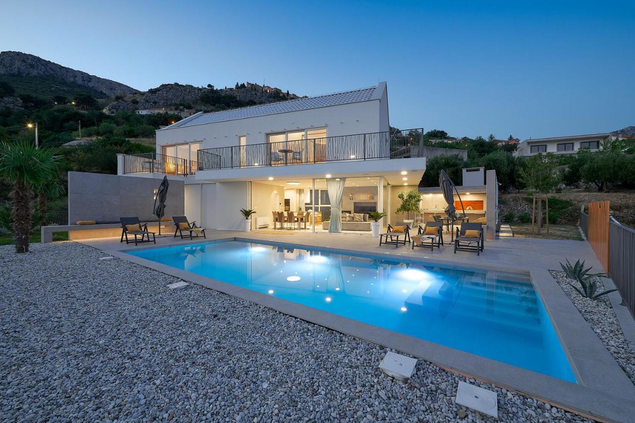 Design Villa Clavis-Brand New Villa With A View Klis Exterior foto